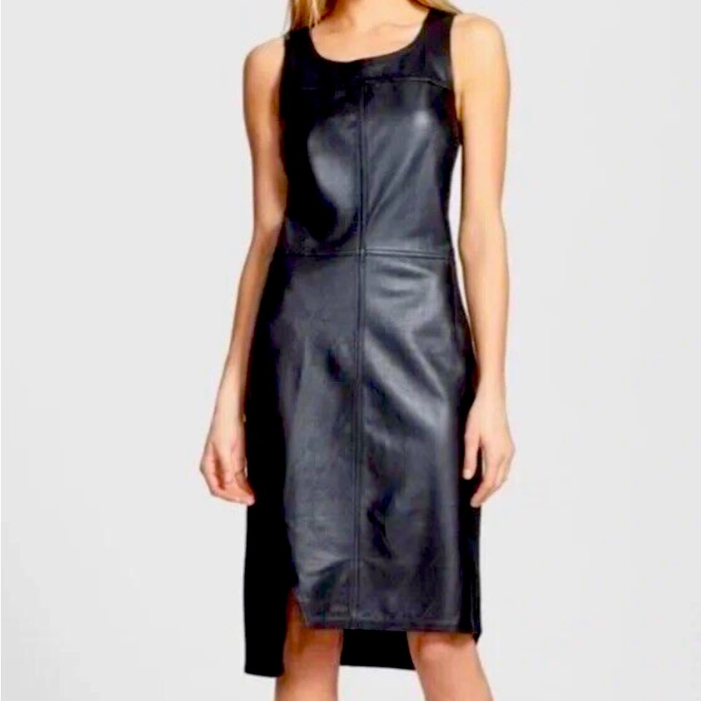 Trouvé leather shift dress size S